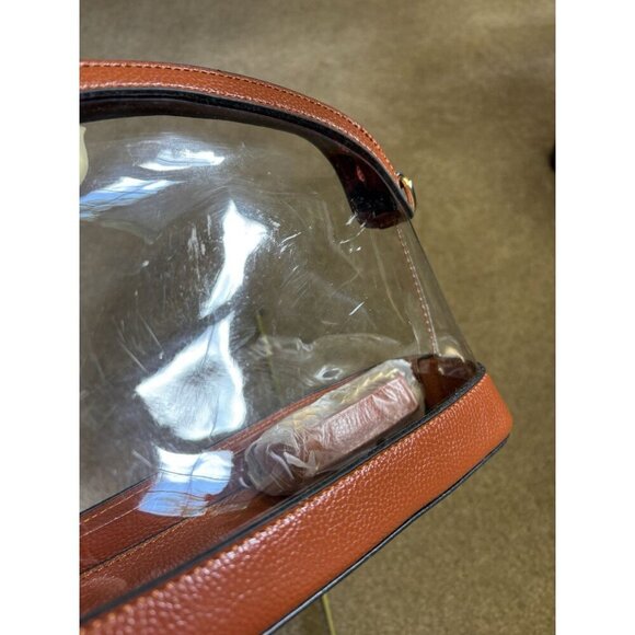 Hoxis Stadium Approved Bag Vegan Leather Trim And Chain - Picture 9 of 9